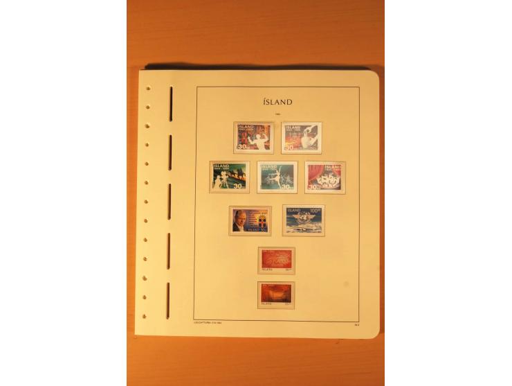 1876/1998, postfrische, ungebrauchte und gestempelte Sammlung mit guten Ausgaben im Leuchtturm-Album