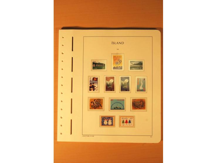 1876/1998, postfrische, ungebrauchte und gestempelte Sammlung mit guten Ausgaben im Leuchtturm-Album