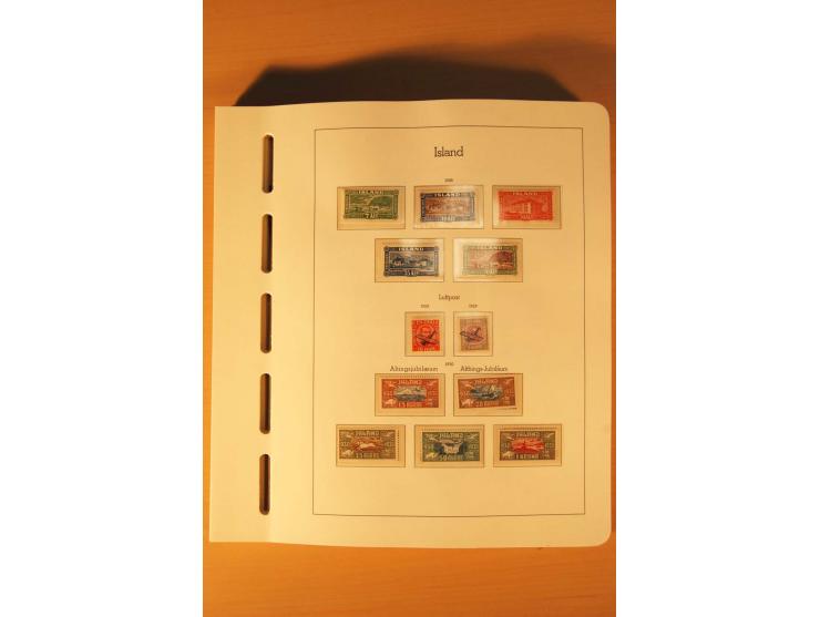 1876/1998, postfrische, ungebrauchte und gestempelte Sammlung mit guten Ausgaben im Leuchtturm-Album