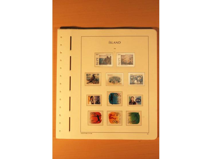 1876/1998, postfrische, ungebrauchte und gestempelte Sammlung mit guten Ausgaben im Leuchtturm-Album