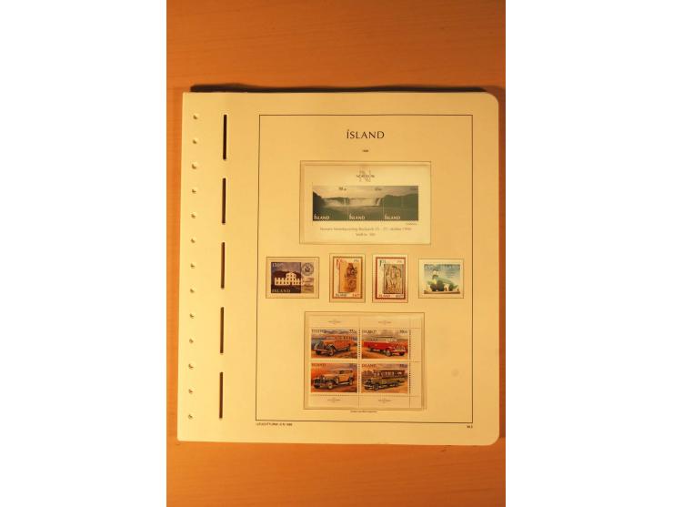 1876/1998, postfrische, ungebrauchte und gestempelte Sammlung mit guten Ausgaben im Leuchtturm-Album