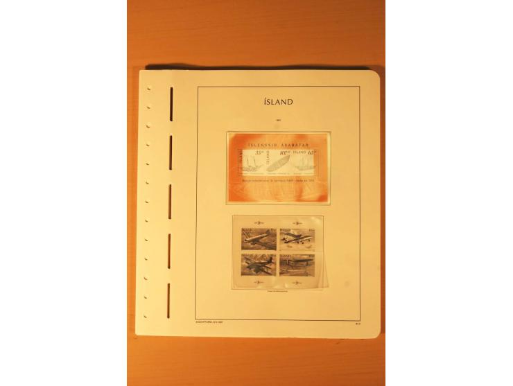 1876/1998, postfrische, ungebrauchte und gestempelte Sammlung mit guten Ausgaben im Leuchtturm-Album
