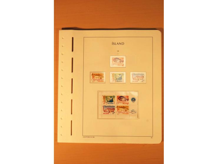 1876/1998, postfrische, ungebrauchte und gestempelte Sammlung mit guten Ausgaben im Leuchtturm-Album