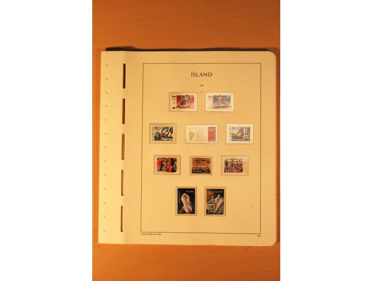 1876/1998, postfrische, ungebrauchte und gestempelte Sammlung mit guten Ausgaben im Leuchtturm-Album