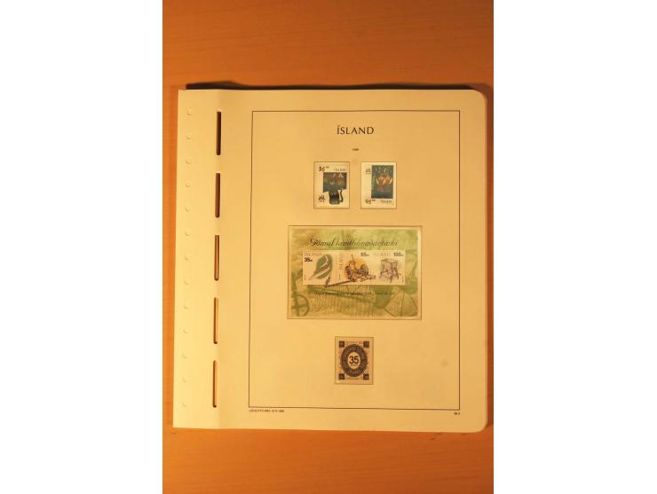 1876/1998, postfrische, ungebrauchte und gestempelte Sammlung mit guten Ausgaben im Leuchtturm-Album