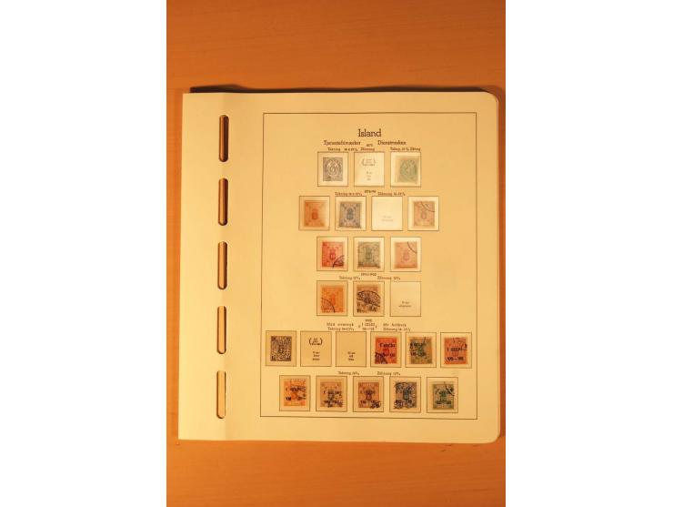 1876/1998, postfrische, ungebrauchte und gestempelte Sammlung mit guten Ausgaben im Leuchtturm-Album