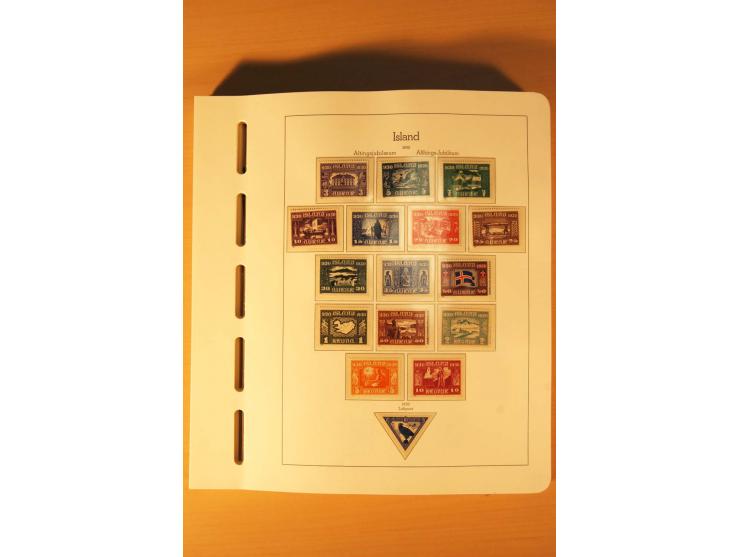 1876/1998, postfrische, ungebrauchte und gestempelte Sammlung mit guten Ausgaben im Leuchtturm-Album