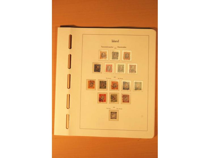 1876/1998, postfrische, ungebrauchte und gestempelte Sammlung mit guten Ausgaben im Leuchtturm-Album