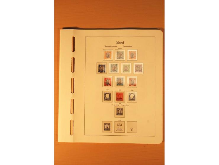 1876/1998, postfrische, ungebrauchte und gestempelte Sammlung mit guten Ausgaben im Leuchtturm-Album
