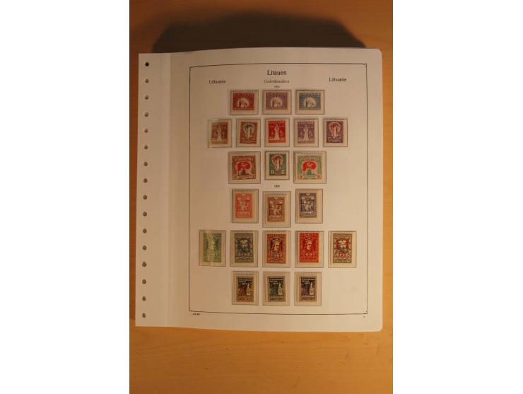 1918/2000, ungebrauchte und postfrische Sammlung, in den Hauptnummern augenscheinlich weit überkomplett mit vielen ungezähnte