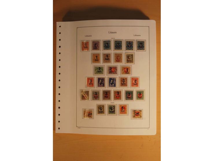 1918/2000, ungebrauchte und postfrische Sammlung, in den Hauptnummern augenscheinlich weit überkomplett mit vielen ungezähnte