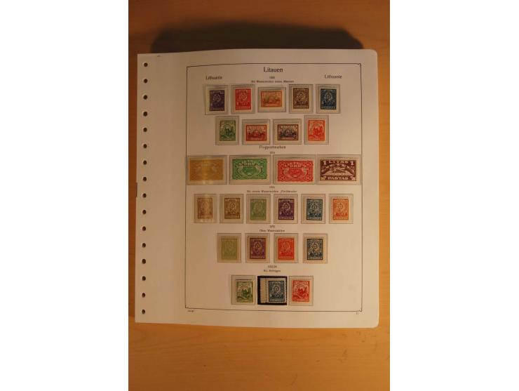 1918/2000, ungebrauchte und postfrische Sammlung, in den Hauptnummern augenscheinlich weit überkomplett mit vielen ungezähnte