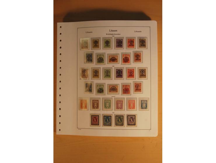 1918/2000, ungebrauchte und postfrische Sammlung, in den Hauptnummern augenscheinlich weit überkomplett mit vielen ungezähnte