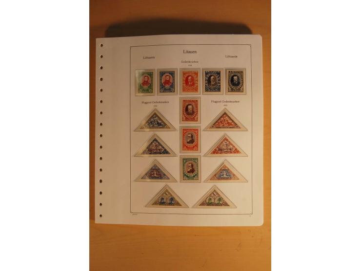 1918/2000, ungebrauchte und postfrische Sammlung, in den Hauptnummern augenscheinlich weit überkomplett mit vielen ungezähnte
