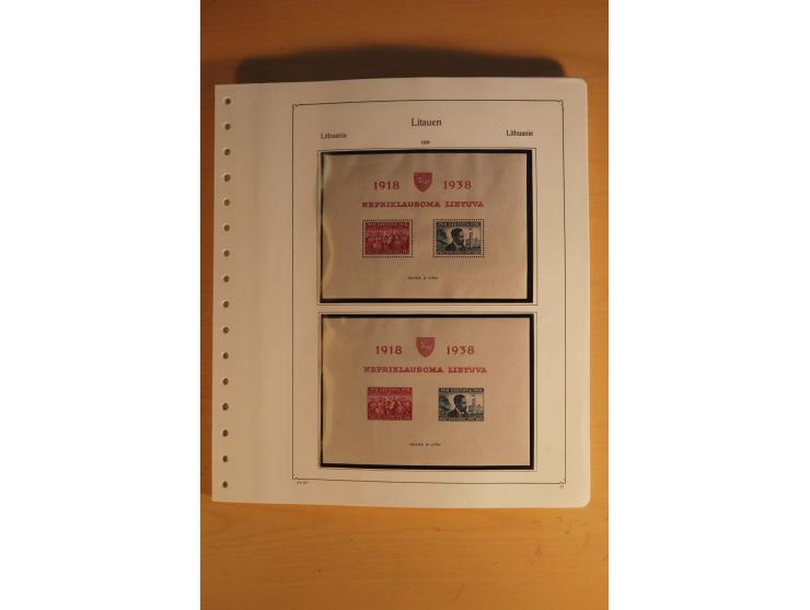 1918/2000, ungebrauchte und postfrische Sammlung, in den Hauptnummern augenscheinlich weit überkomplett mit vielen ungezähnte