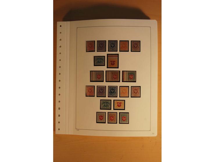 1918/2000, ungebrauchte und postfrische Sammlung, in den Hauptnummern augenscheinlich weit überkomplett mit vielen ungezähnte
