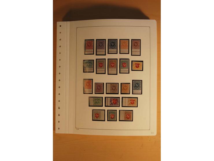 1918/2000, ungebrauchte und postfrische Sammlung, in den Hauptnummern augenscheinlich weit überkomplett mit vielen ungezähnte
