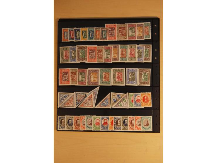 1918/2000, ungebrauchte und postfrische Sammlung, in den Hauptnummern augenscheinlich weit überkomplett mit vielen ungezähnte