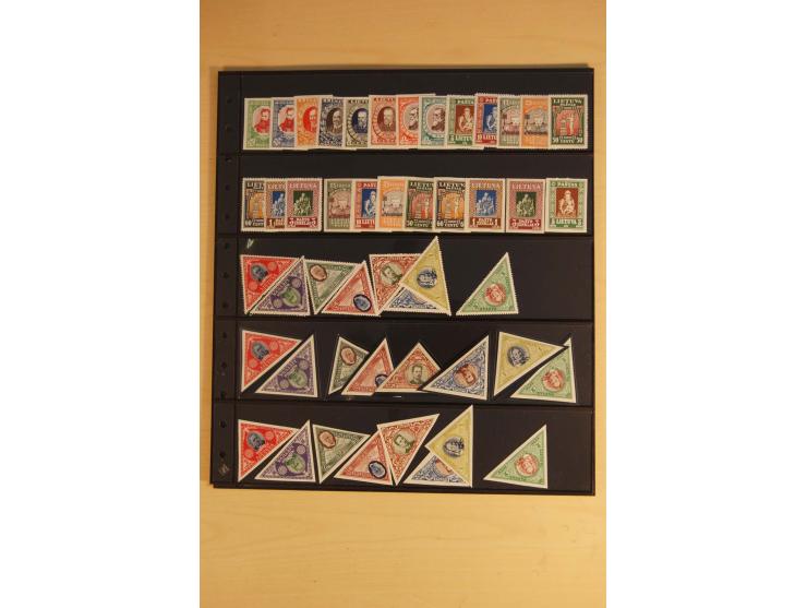 1918/2000, ungebrauchte und postfrische Sammlung, in den Hauptnummern augenscheinlich weit überkomplett mit vielen ungezähnte