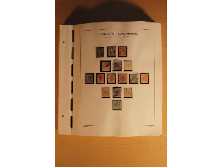1852/1980, postfrische, ungebrauchte und gestempelte Sammlung mit u.a. Mi.-Nr. 266-80, Bl.1 (repariert) etc.