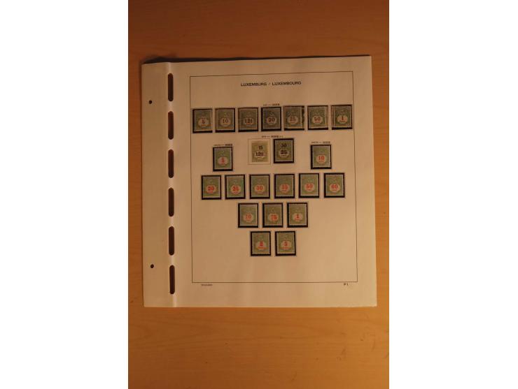 1852/1980, postfrische, ungebrauchte und gestempelte Sammlung mit u.a. Mi.-Nr. 266-80, Bl.1 (repariert) etc.