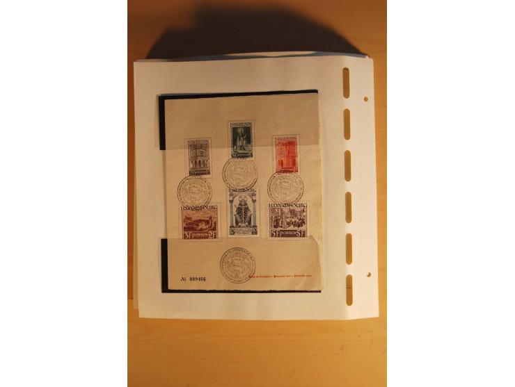 1852/1980, postfrische, ungebrauchte und gestempelte Sammlung mit u.a. Mi.-Nr. 266-80, Bl.1 (repariert) etc.