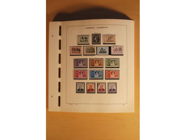 1852/1980, postfrische, ungebrauchte und gestempelte Sammlung mit u.a. Mi.-Nr. 266-80, Bl.1 (repariert) etc.