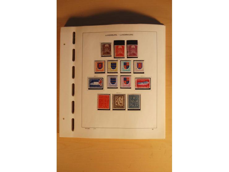 1852/1980, postfrische, ungebrauchte und gestempelte Sammlung mit u.a. Mi.-Nr. 266-80, Bl.1 (repariert) etc.