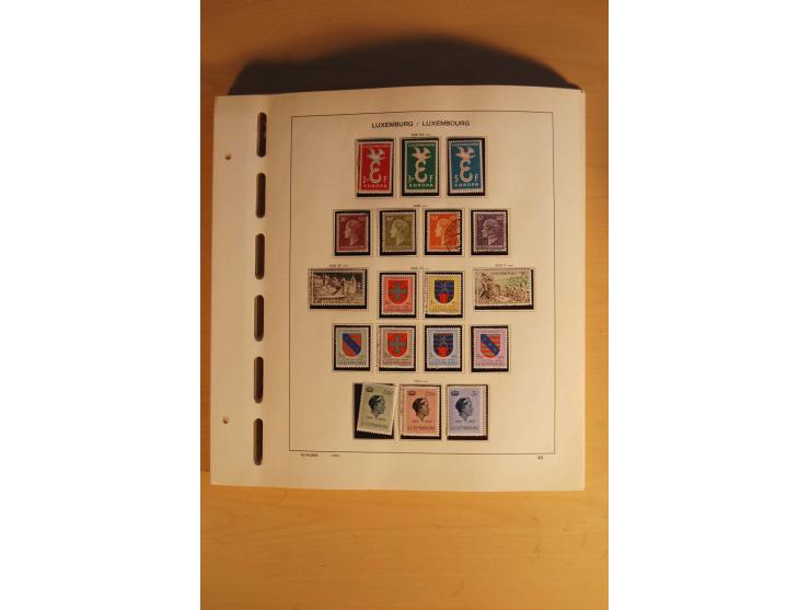 1852/1980, postfrische, ungebrauchte und gestempelte Sammlung mit u.a. Mi.-Nr. 266-80, Bl.1 (repariert) etc.
