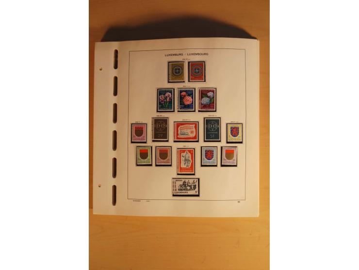 1852/1980, postfrische, ungebrauchte und gestempelte Sammlung mit u.a. Mi.-Nr. 266-80, Bl.1 (repariert) etc.