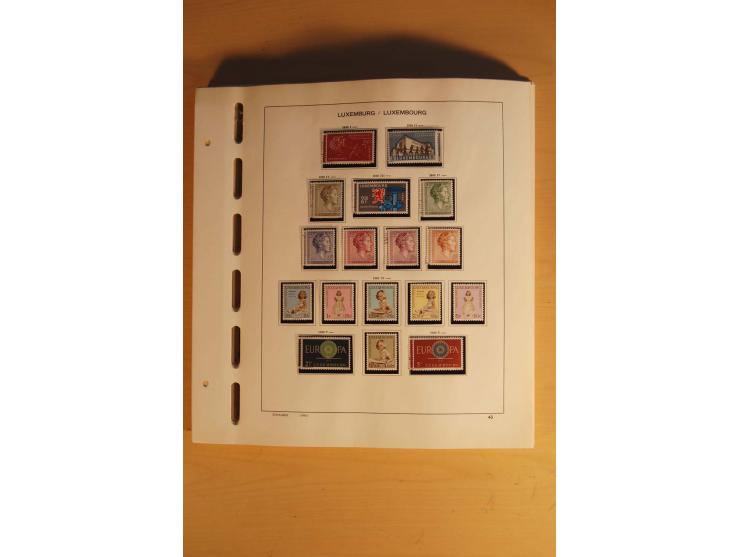 1852/1980, postfrische, ungebrauchte und gestempelte Sammlung mit u.a. Mi.-Nr. 266-80, Bl.1 (repariert) etc.