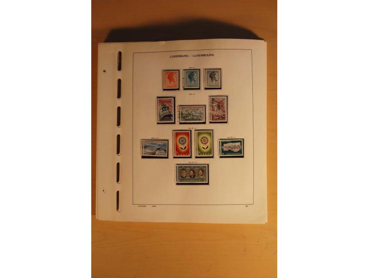 1852/1980, postfrische, ungebrauchte und gestempelte Sammlung mit u.a. Mi.-Nr. 266-80, Bl.1 (repariert) etc.