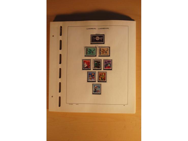 1852/1980, postfrische, ungebrauchte und gestempelte Sammlung mit u.a. Mi.-Nr. 266-80, Bl.1 (repariert) etc.
