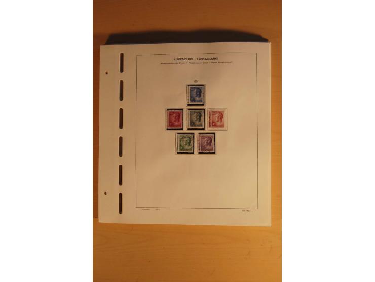 1852/1980, postfrische, ungebrauchte und gestempelte Sammlung mit u.a. Mi.-Nr. 266-80, Bl.1 (repariert) etc.