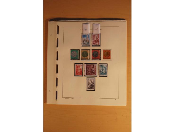 1852/1980, postfrische, ungebrauchte und gestempelte Sammlung mit u.a. Mi.-Nr. 266-80, Bl.1 (repariert) etc.