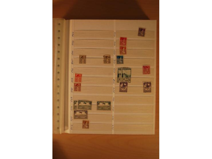 1859/1985, postfrischer, ungebrauchter und gestempelter Bestand mit besseren Ausgaben im Lagerbuch