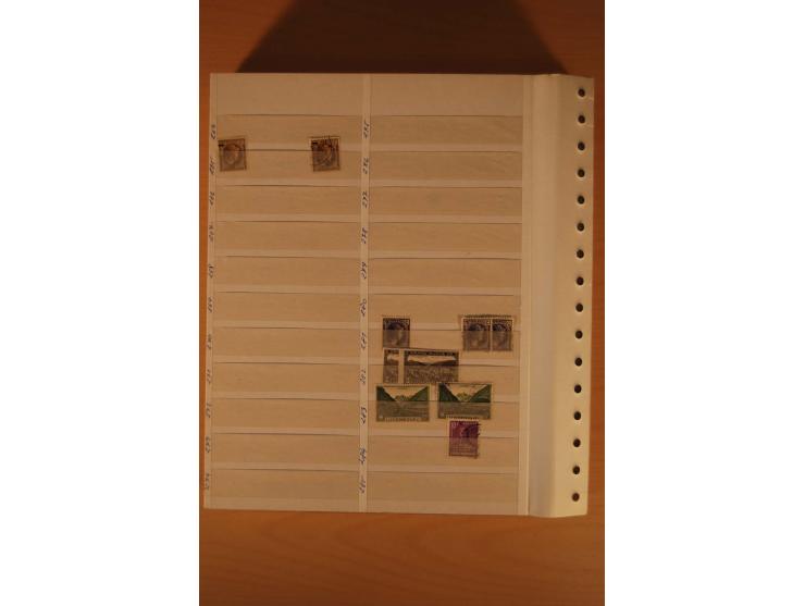 1859/1985, postfrischer, ungebrauchter und gestempelter Bestand mit besseren Ausgaben im Lagerbuch