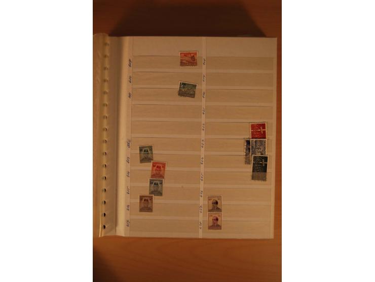 1859/1985, postfrischer, ungebrauchter und gestempelter Bestand mit besseren Ausgaben im Lagerbuch