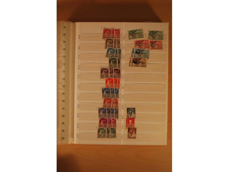 1859/1985, postfrischer, ungebrauchter und gestempelter Bestand mit besseren Ausgaben im Lagerbuch