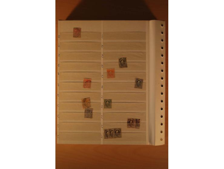 1859/1985, postfrischer, ungebrauchter und gestempelter Bestand mit besseren Ausgaben im Lagerbuch