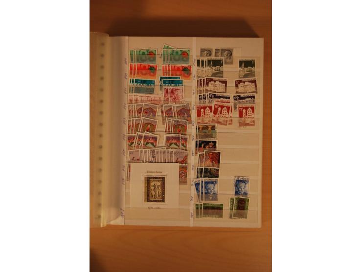 1859/1985, postfrischer, ungebrauchter und gestempelter Bestand mit besseren Ausgaben im Lagerbuch