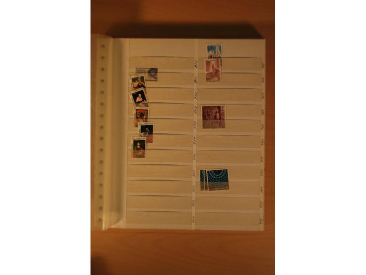 1859/1985, postfrischer, ungebrauchter und gestempelter Bestand mit besseren Ausgaben im Lagerbuch