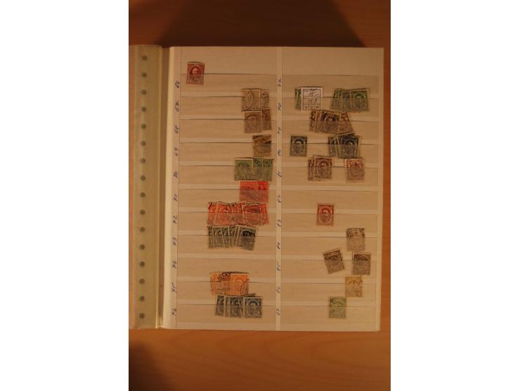 1859/1985, postfrischer, ungebrauchter und gestempelter Bestand mit besseren Ausgaben im Lagerbuch