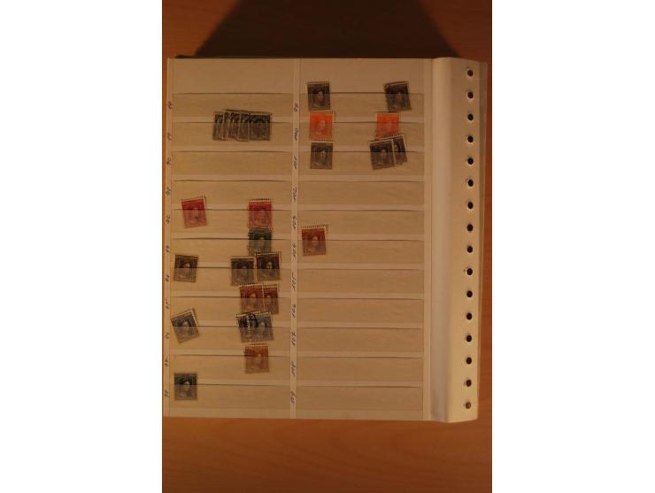 1859/1985, postfrischer, ungebrauchter und gestempelter Bestand mit besseren Ausgaben im Lagerbuch