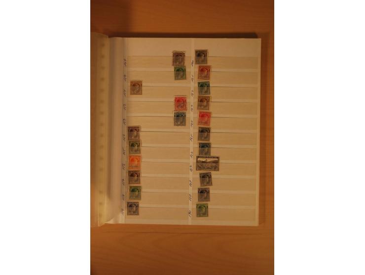1859/1985, postfrischer, ungebrauchter und gestempelter Bestand mit besseren Ausgaben im Lagerbuch