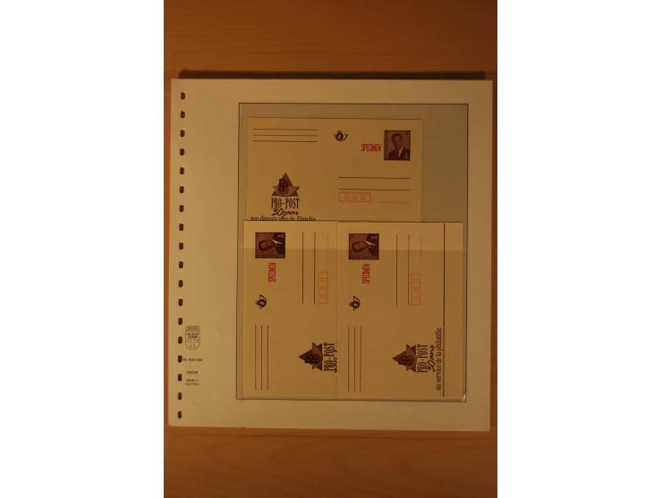 1871/2001 (ca.), postfrische und gestempelte Zusammenstellung, meist ab ca. 1960 mit gestempeltem Kleinbogen Mi.-Nr. 121I, ei