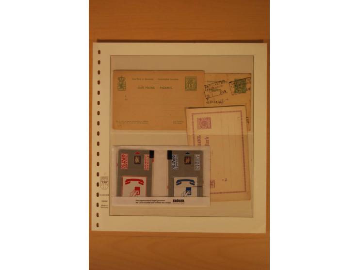 1871/2001 (ca.), postfrische und gestempelte Zusammenstellung, meist ab ca. 1960 mit gestempeltem Kleinbogen Mi.-Nr. 121I, ei