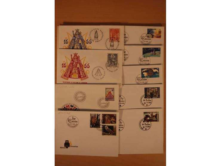 1871/2001 (ca.), postfrische und gestempelte Zusammenstellung, meist ab ca. 1960 mit gestempeltem Kleinbogen Mi.-Nr. 121I, ei