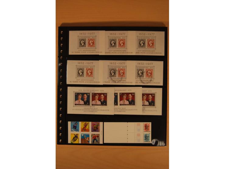 1871/2001 (ca.), postfrische und gestempelte Zusammenstellung, meist ab ca. 1960 mit gestempeltem Kleinbogen Mi.-Nr. 121I, ei