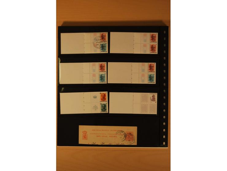 1871/2001 (ca.), postfrische und gestempelte Zusammenstellung, meist ab ca. 1960 mit gestempeltem Kleinbogen Mi.-Nr. 121I, ei